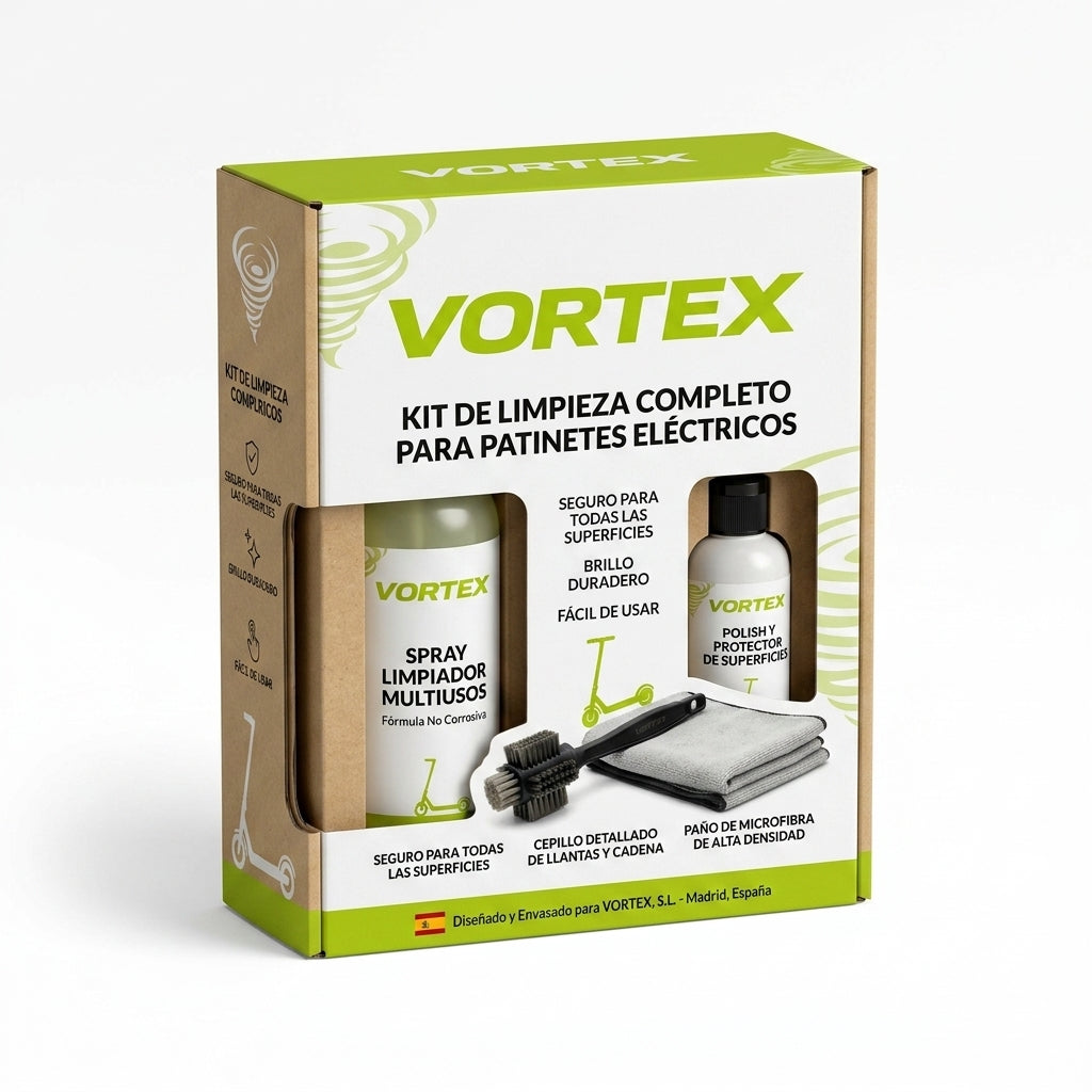 VORTEX Kit limpieza completo para paratinetes elétctricos